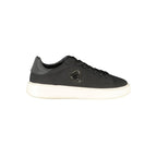 Blauer Black Leather Men Sneaker