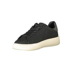 Blauer Black Leather Men Sneaker