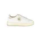 Blauer White Leather Women Sneaker