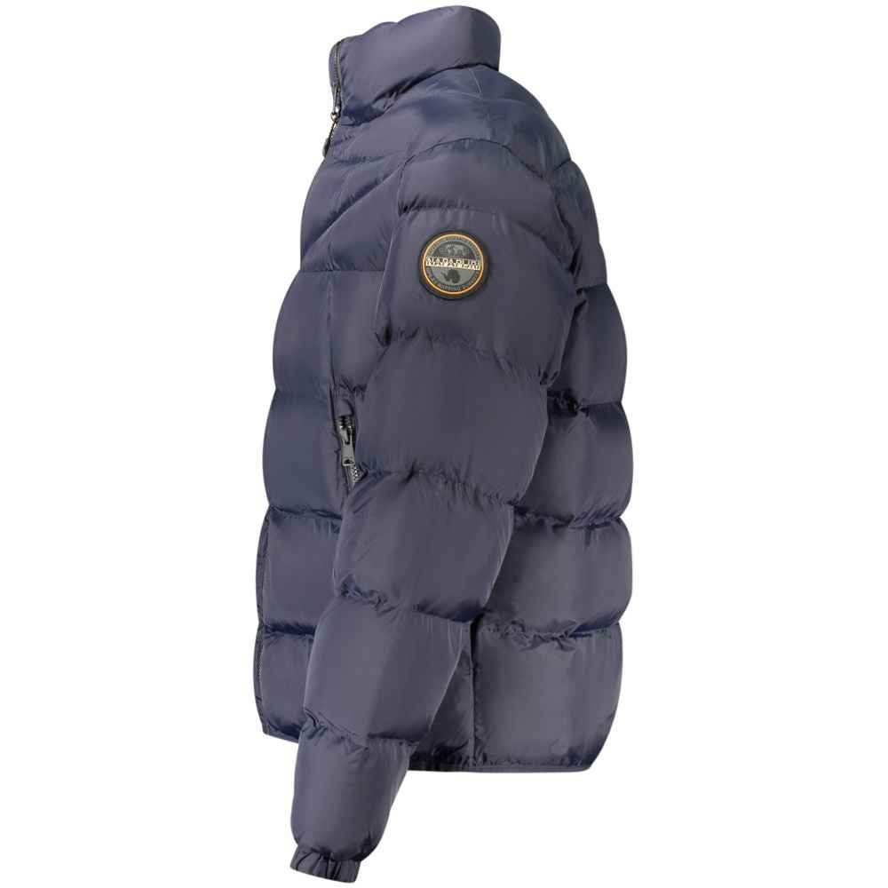 Napapijri Blue Polyamide Men Jacket