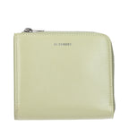 Jil Sander Green Leather Wallet