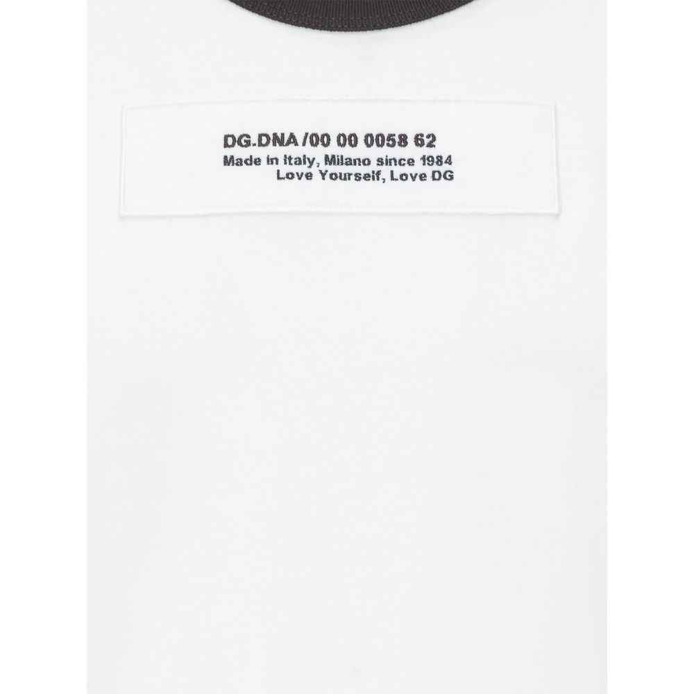 Dolce & Gabbana White Cotton T-Shirt