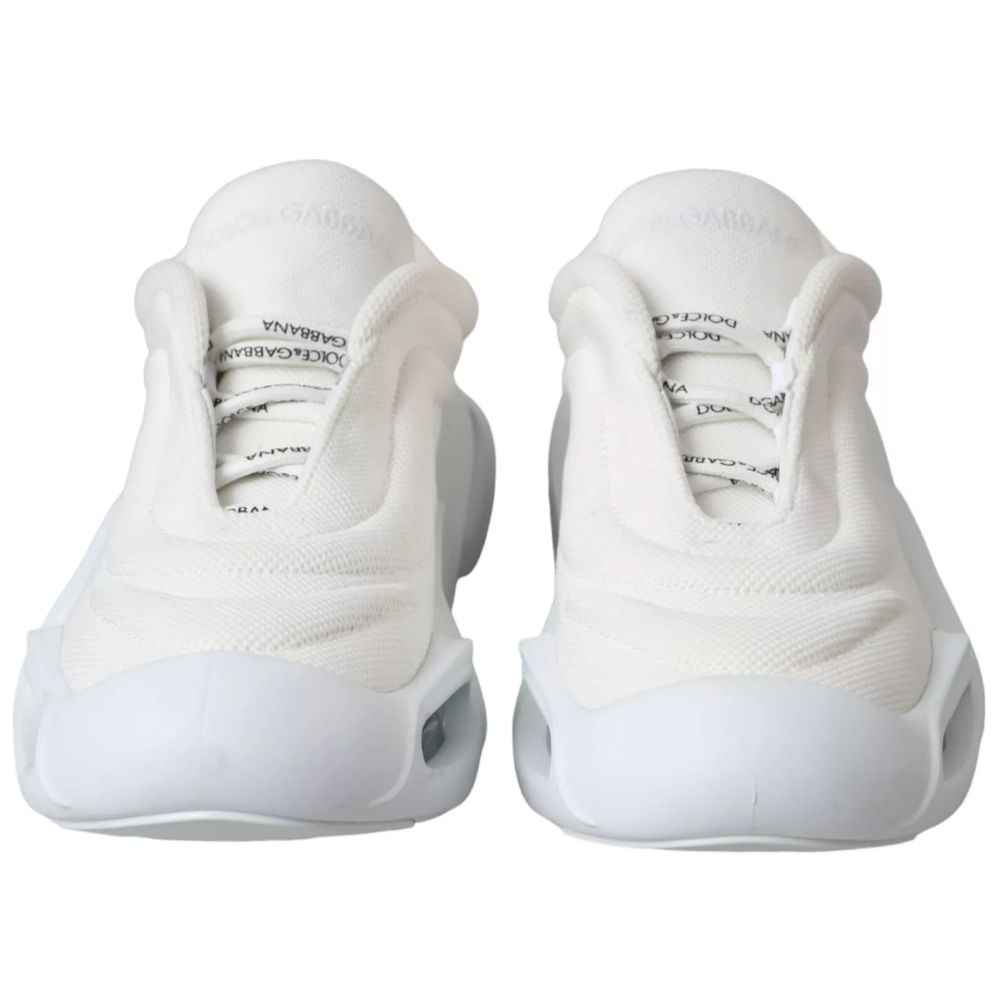 Dolce & Gabbana White Polyester Sneaker