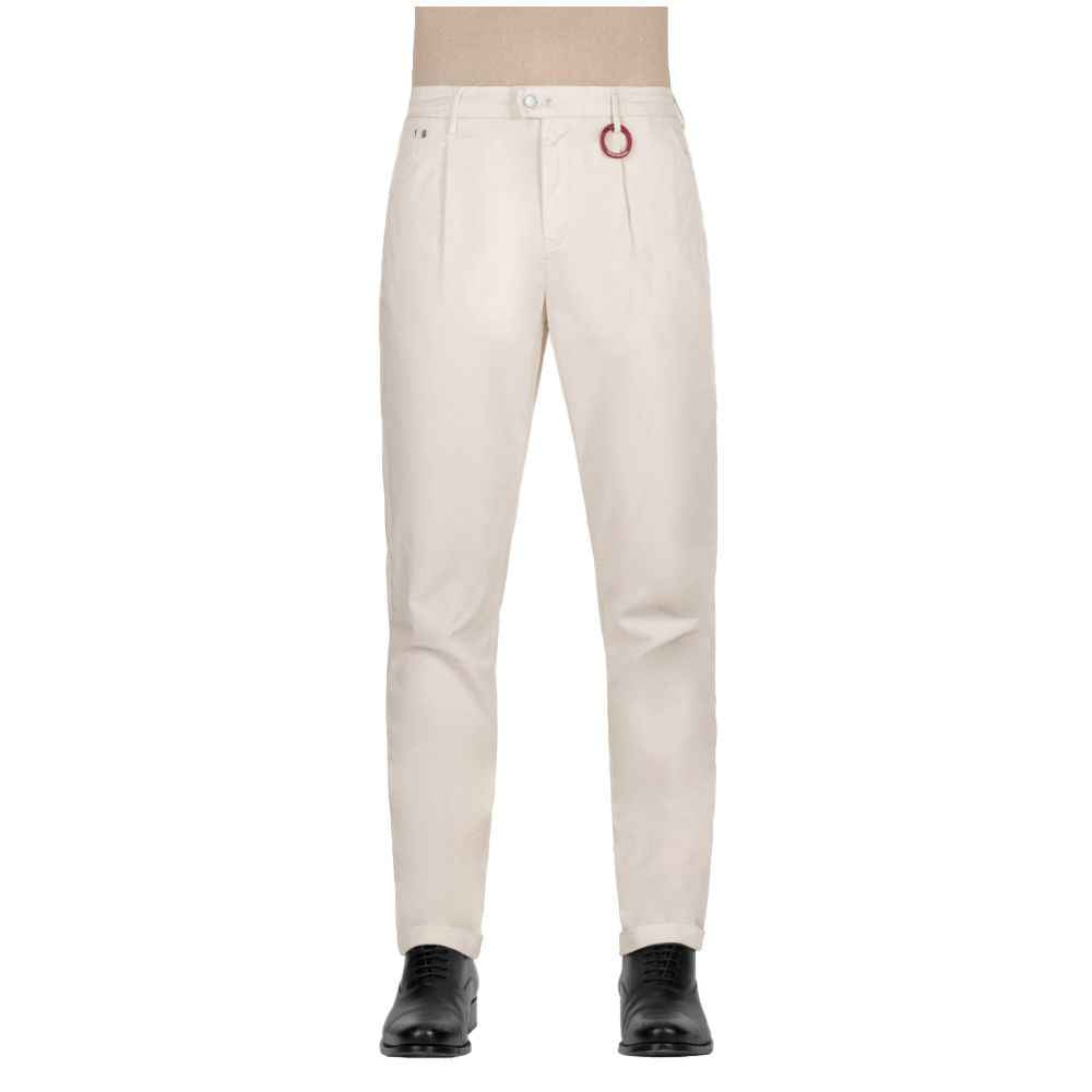 Tramarossa White Cotton Pant