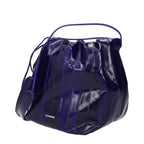 Jil Sander Purple Leather Shoulder Bag