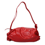 Jil Sander Red Leather Shoulder Bag