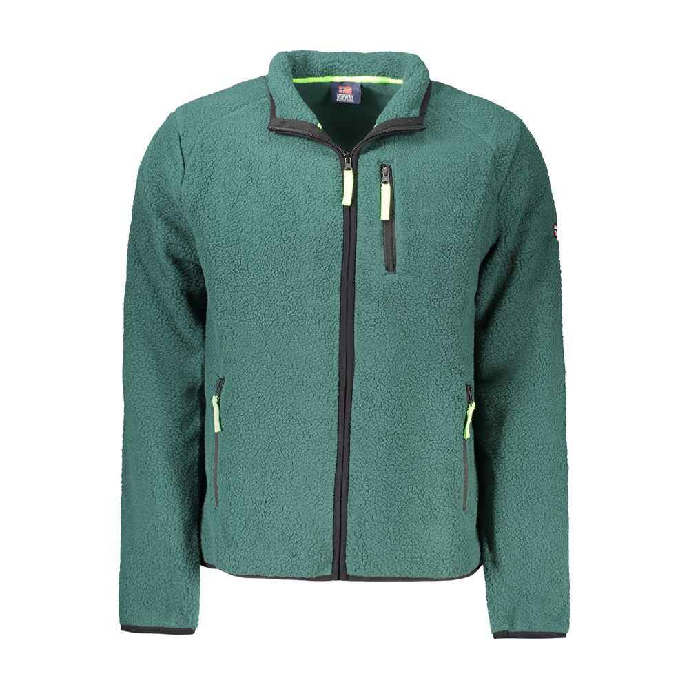 Norway 1963 Green Polyester Men Sweater