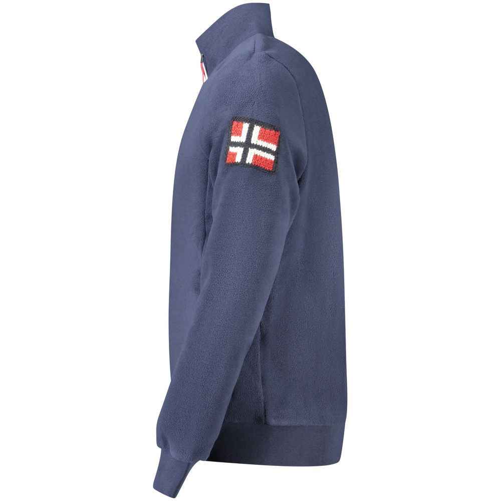 Norway 1963 Blue Polyester Men Sweater