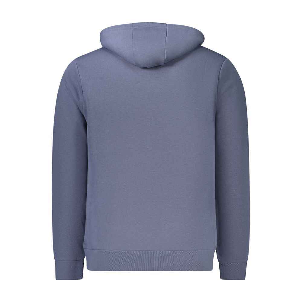 Norway 1963 Blue Cotton Men's Hooded Sweater