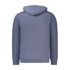 Norway 1963 Blue Cotton Men's Hooded Sweater