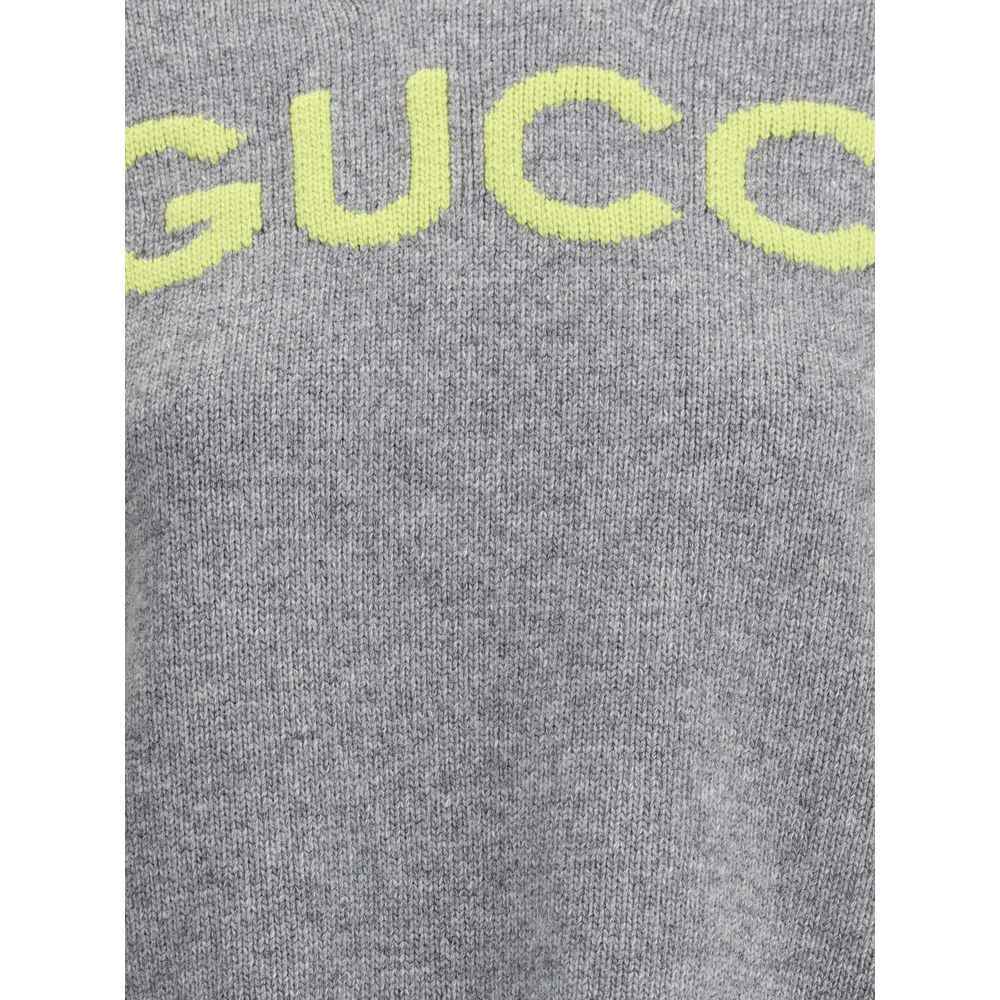 Gucci Gray Wool Sweatshirt