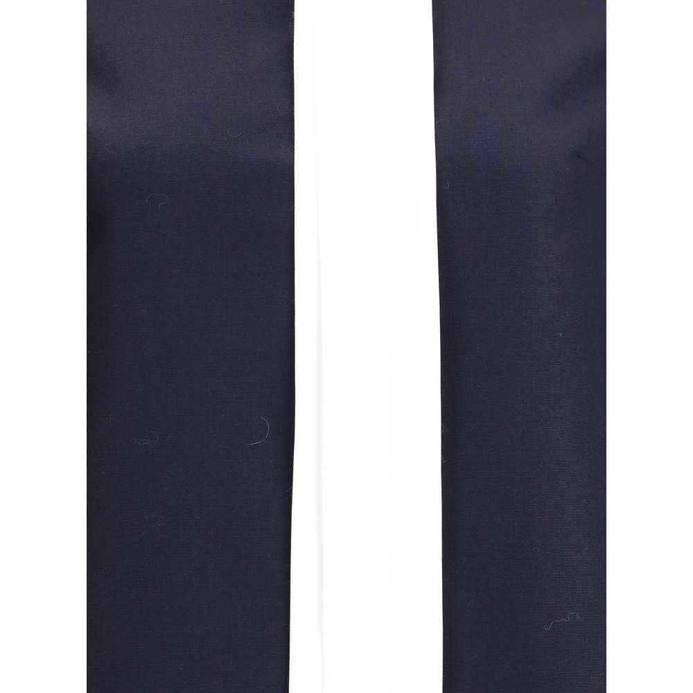 Thom Browne Blue Fleece Wool Casual Dress