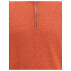 Brunello Cucinelli Red Cashmere Sweatshirt