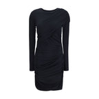 Marant Etoile Black Modal Casual Dress