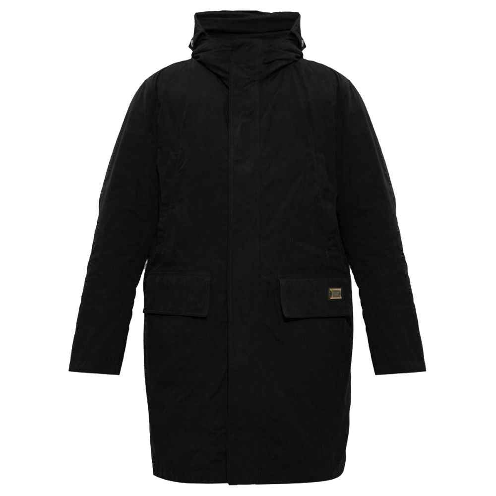 Dolce & Gabbana Black Cotton Jackets & Coat