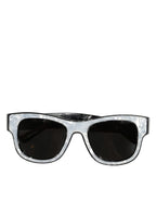 Dolce & Gabbana DG4379F Pearl White Acetate Frame Shades Sunglasses