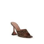 Amina Muaddi Leopard-print Lupita Sandals