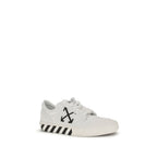 Off-White White Calf Leather Bos Taurus Low Top Sneakers
