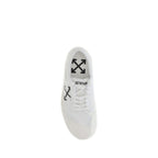 Off-White White Calf Leather Bos Taurus Low Top Sneakers
