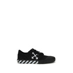Off-White Black Calf Leather Bos Taurus Low Top Sneakers