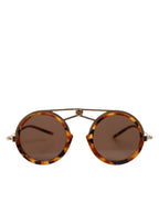 Dolce & Gabbana Gold Havana Frame DG Fatto A Mano Eyewea Sunglasses