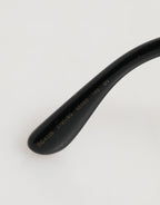 Dolce & Gabbana Black Silver Sequin Butterfly Polarized Sunglasses