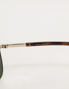 Dolce & Gabbana DG2125 Silver Frame Aviator Shades Eyewear Sunglasses