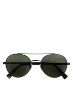 Dolce & Gabbana Matte Black Steel Frame Gray Lens Sunglasses