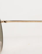 Dolce & Gabbana Gold Metal Round Shades Eyewear Sunglasses
