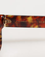 Dolce & Gabbana DG4338F Brown Havana Full Rim Round Lenses Sunglasses