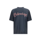Balenciaga Cotton logo print T-shirt