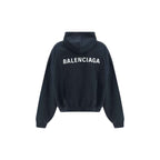 Balenciaga Black Cotton Sweatshirt