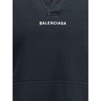 Balenciaga Black Cotton Sweatshirt