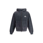 Balenciaga Black Cotton Sweatshirt