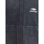 Balenciaga Black Cotton Sweatshirt