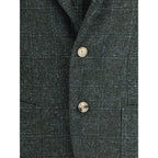 Gi Capri Green Fleece Wool Blazer