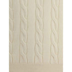 Aragona Cashmere Braided Turtleneck Sweater