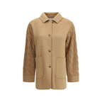 Max Mara Double-breasted Jacket with contrasted sleeves