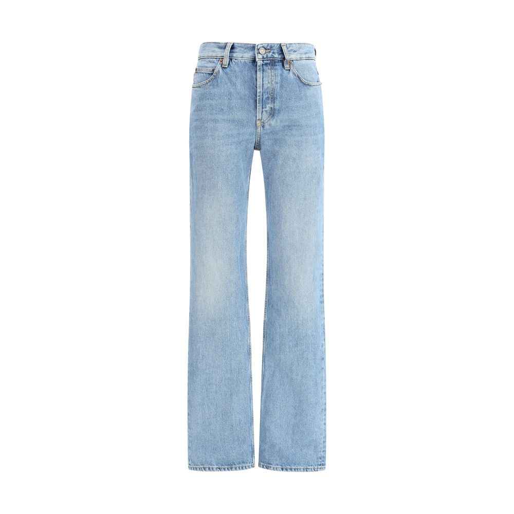 Saint Laurent NICO low-rise jeans in Bahamas denim