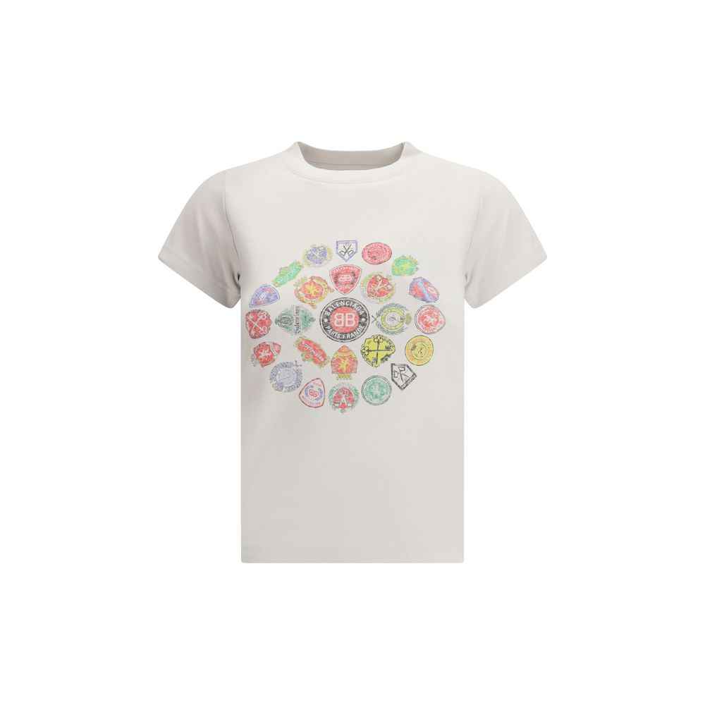 Balenciaga White Cotton T-Shirt