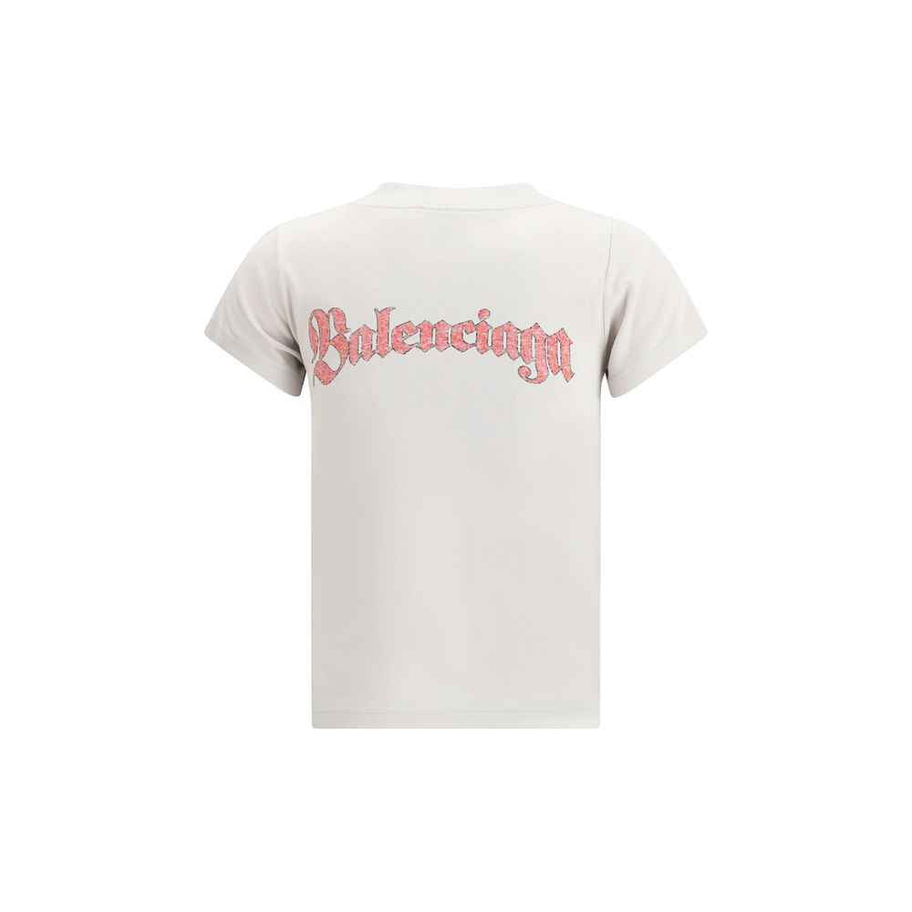 Balenciaga Graphic Logo Crew Neck T-Shirt
