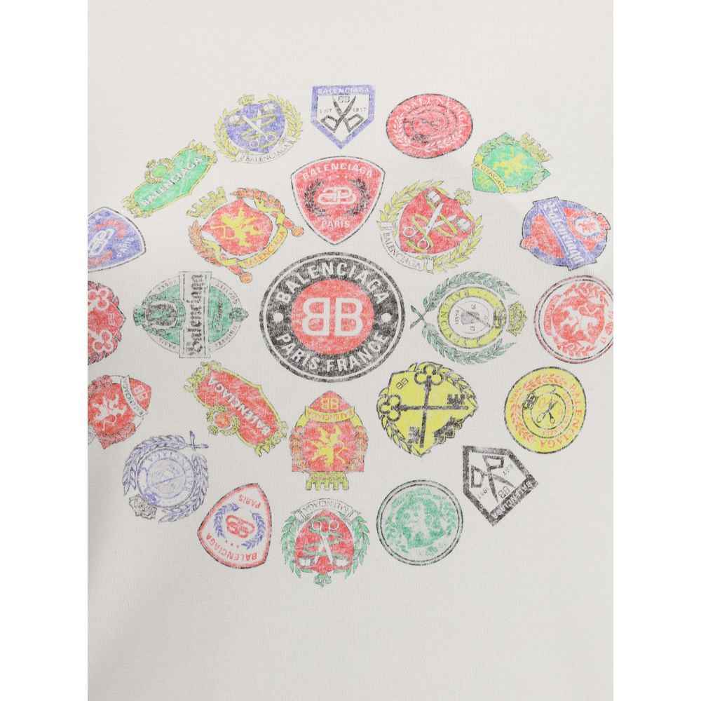 Balenciaga Graphic Logo Crew Neck T-Shirt