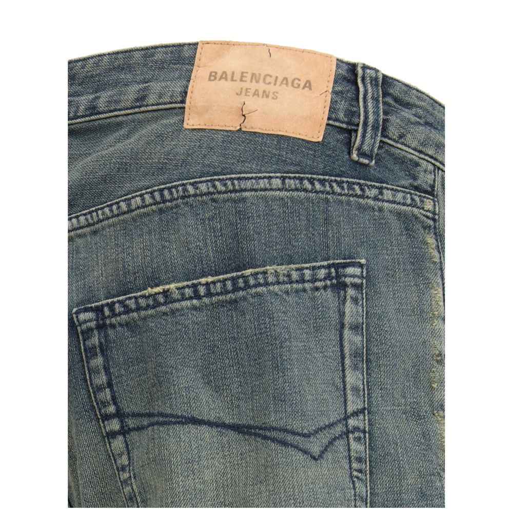 Balenciaga Relaxed fit Cotton Denim Pants
