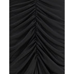 The Andamane Black Acetate Casual Dress