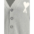 Ami Paris Alpaca Ami de Coeur Cardigan