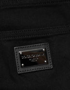 Dolce & Gabbana Black Cotton Stretch Slim Fit Men Denim Jeans