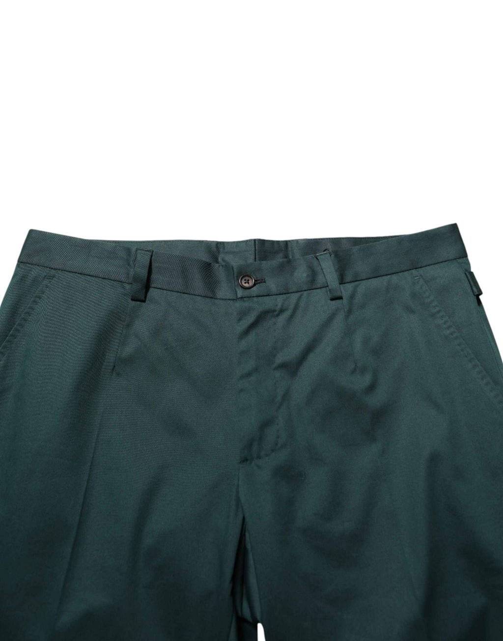 Dolce & Gabbana Green Cotton Formal Dress Men Trouser Pants