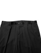 Dolce & Gabbana Black Wool Formal Dress Men Trouser Pants