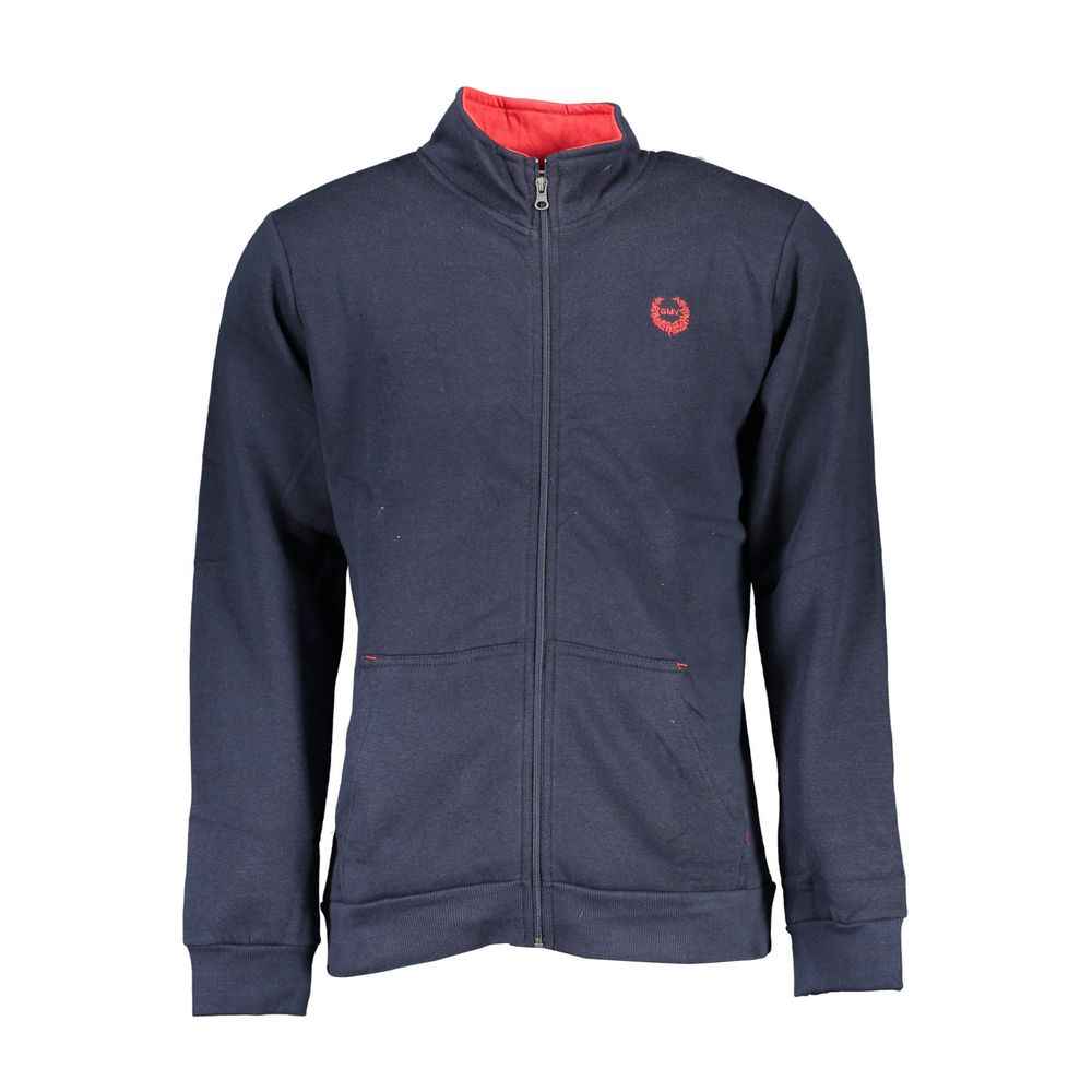 Gianmarco Venturi Blue Polyester Men Sweatshirt