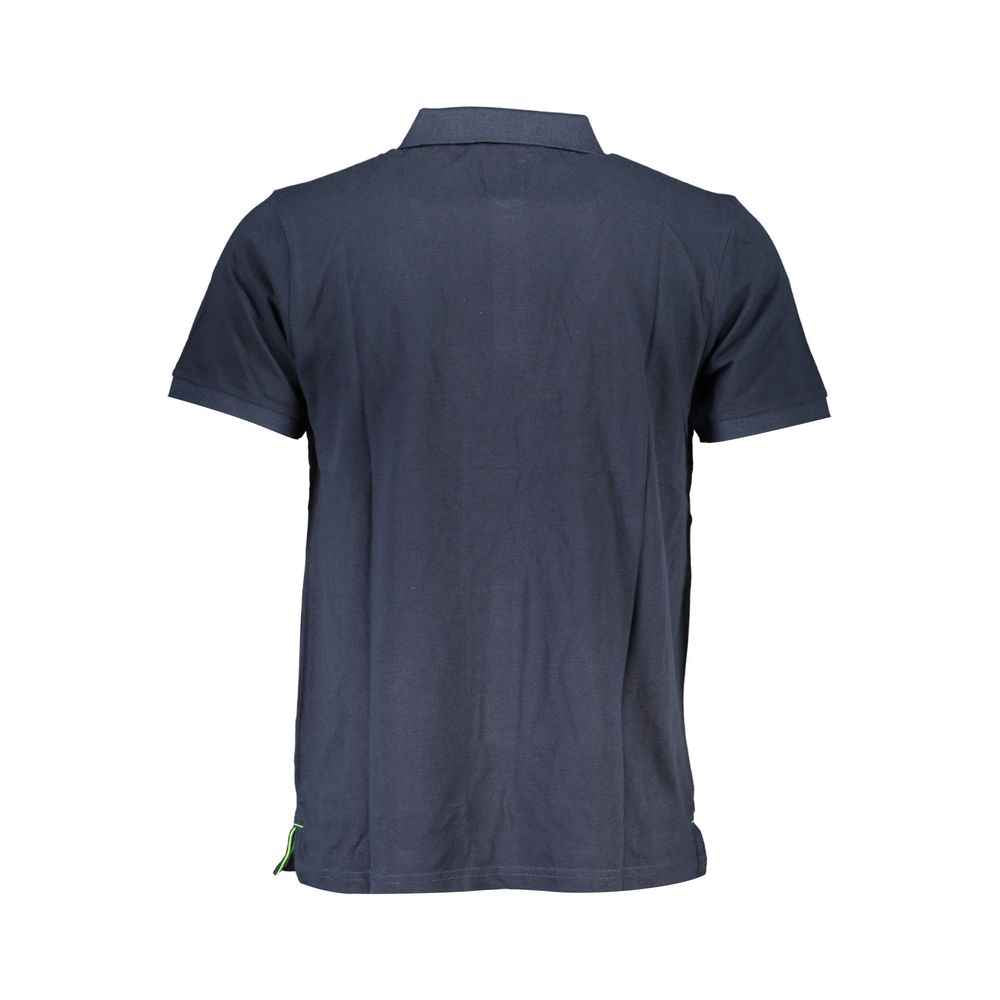 Gianmarco Venturi Blue Cotton Polo Shirt